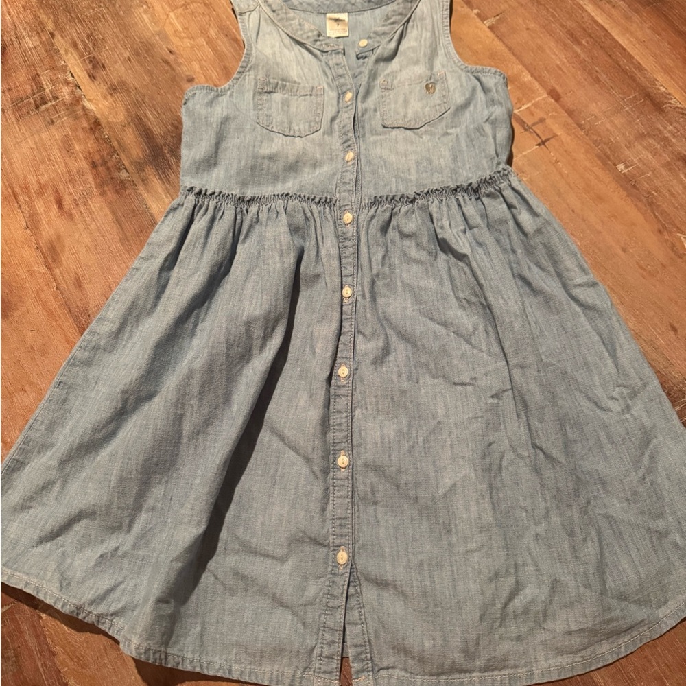OshKosh B’gosh Girls Chambray Denim Dress – Size 7